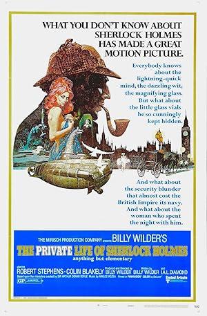 movie poster for THE PRIVATE LIFE OF SHERLOCK HOLMES