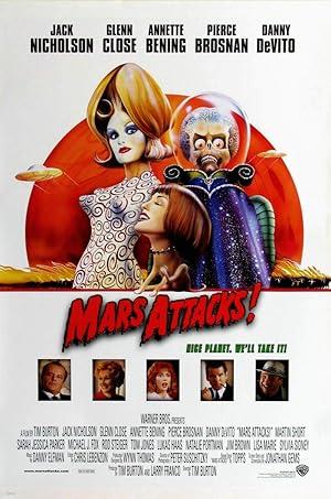 movie poster for MARS ATTACKS