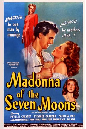 movie poster for MADONNA OF THE SEVEN MOONS