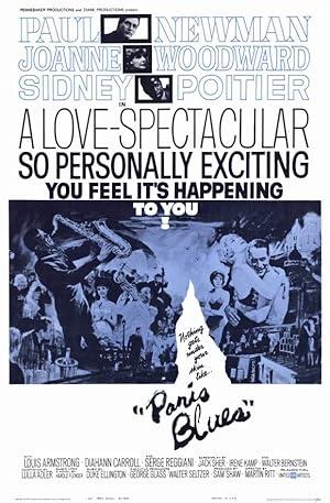movie poster for PARIS BLUES