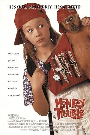 movie poster for MONKEY TROUBLE