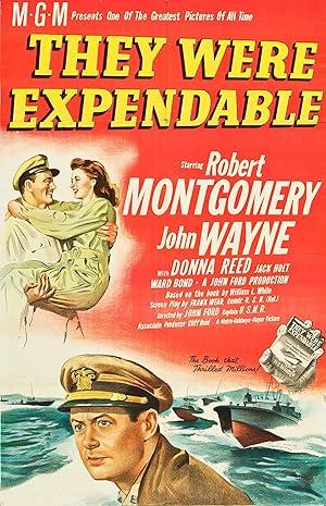 movie poster for THEY WERE EXPENDABLE