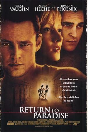 movie poster for RETURN TO PARADISE