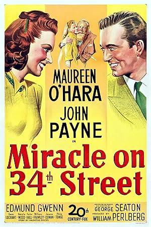 movie poster for MIRACLE ON 34TH STREET