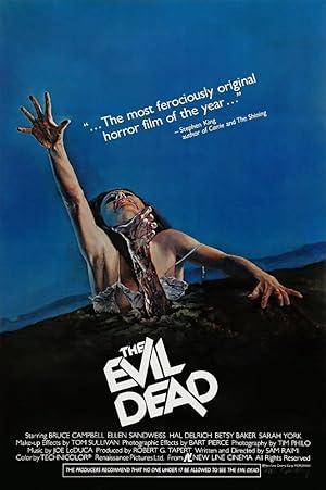 movie poster for THE EVIL DEAD