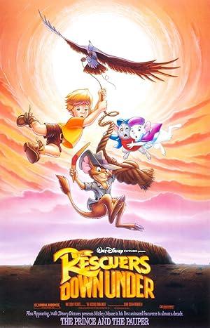 movie poster for THE RESCUERS DOWN UNDER