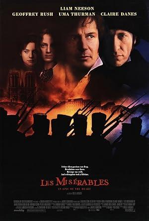 movie poster for LES MISERABLES (LIAM NEESON)