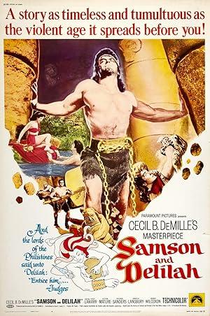 movie poster for SAMSON AND DELILAH