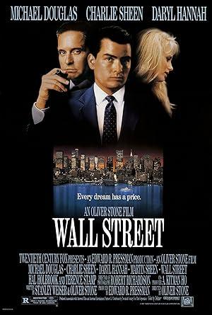 movie poster for WALL STREET
