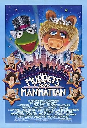 movie poster for THE MUPPETS TAKE MANHATTAN