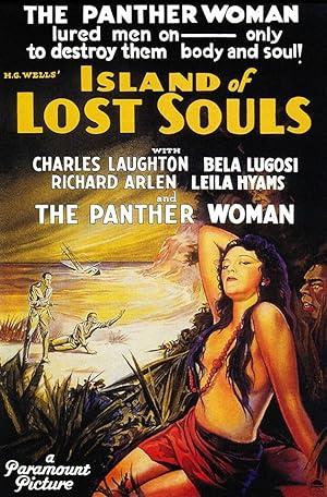 movie poster for ISLAND OF LOST SOULS