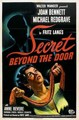 movie poster for SECRET BEYOND THE DOOR