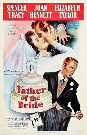 movie poster for FATHER OF THE BRIDE (1950)