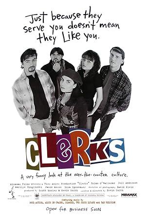 movie poster for CLERKS