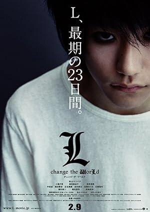 movie poster for DEATH NOTE L: CHANGE THE WORLD