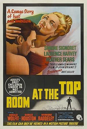movie poster for ROOM AT THE TOP