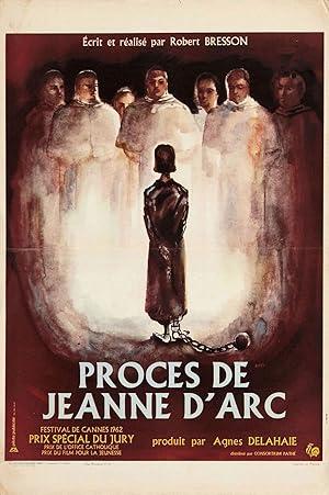 movie poster for THE TRIAL OF JOAN OF ARC