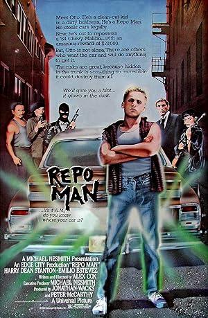 movie poster for REPO MAN