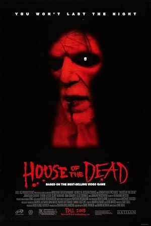 movie poster for HOUSE OF THE DEAD