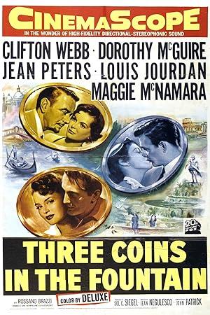 movie poster for THREE COINS IN THE FOUNTAIN