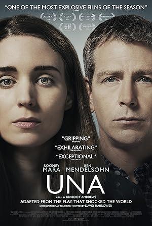 movie poster for UNA