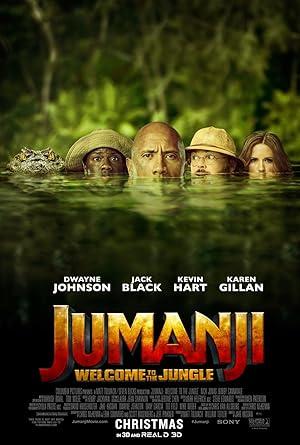 movie poster for JUMANJI: WELCOME TO THE JUNGLE