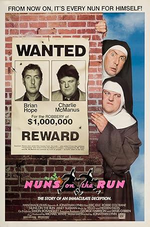 movie poster for NUNS ON THE RUN