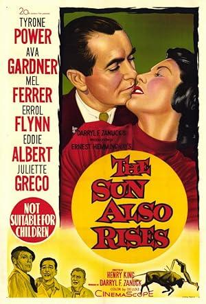 movie poster for THE SUN ALSO RISES