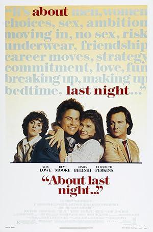 movie poster for ABOUT LAST NIGHT