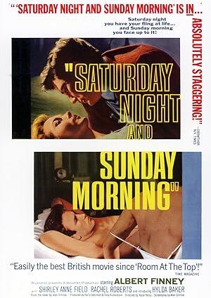 movie poster for SATURDAY NIGHT AND SUNDAY MORNING
