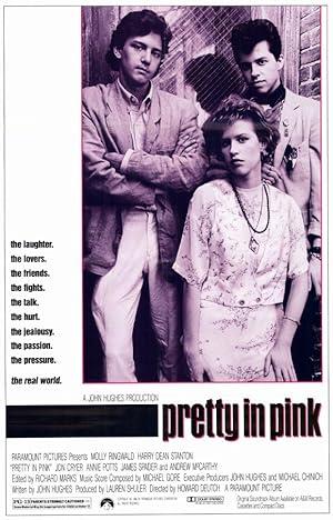 movie poster for PRETTY IN PINK