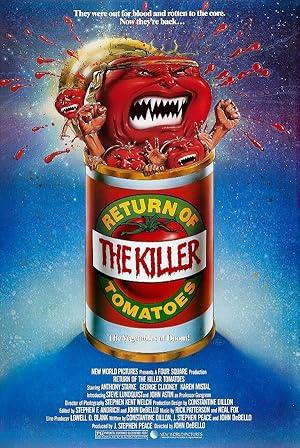 movie poster for RETURN OF THE KILLER TOMATOES!