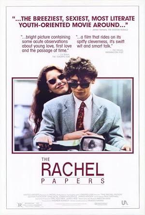 movie poster for THE RACHEL PAPERS