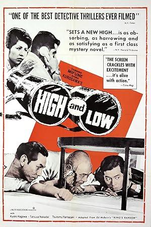 movie poster for HIGH AND LOW
