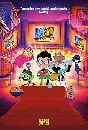 movie poster for TEEN TITANS GO! TO THE MOVIES
