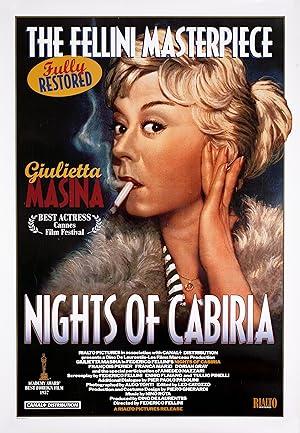 movie poster for NIGHTS OF CABIRIA