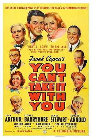movie poster for YOU CAN'T TAKE IT WITH YOU