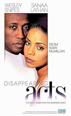 movie poster for DISAPPEARING ACTS