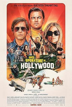 movie poster for ONCE UPON A TIME IN...HOLLYWOOD