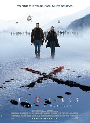 movie poster for X-FILES: I WANT TO BELIEVE