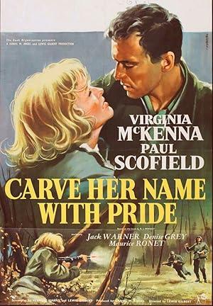 movie poster for CARVE HER NAME WITH PRIDE