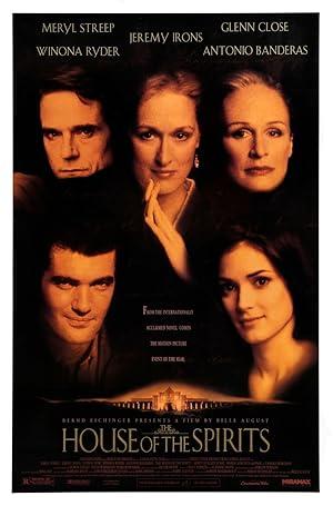 movie poster for THE HOUSE OF THE SPIRITS