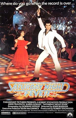 movie poster for SATURDAY NIGHT FEVER