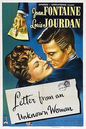 movie poster for LETTER FROM AN UNKNOWN WOMAN
