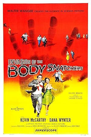 movie poster for INVASION OF THE BODY SNATCHERS (1956)
