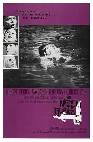 movie poster for THE NIGHT OF THE IGUANA