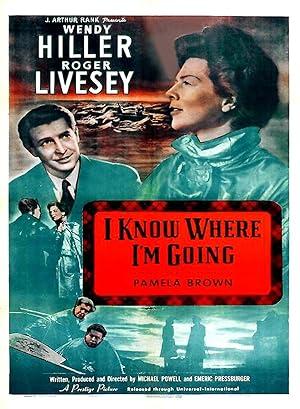 movie poster for I KNOW WHERE I'M GOING