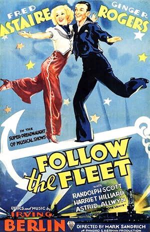 movie poster for FOLLOW THE FLEET