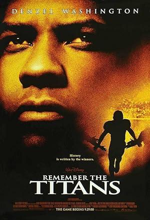 movie poster for REMEMBER THE TITANS