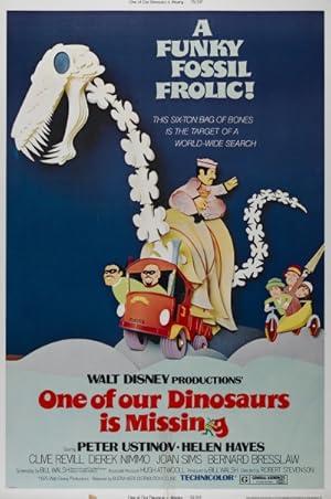 movie poster for ONE OF OUR DINOSAURS IS MISSING